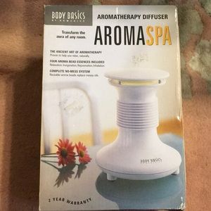 NWT, AROMA SPA,AROMATHERAPY DIFFUSER,BY BODY BASICS. BRAND NEW, NEVER OPENED.